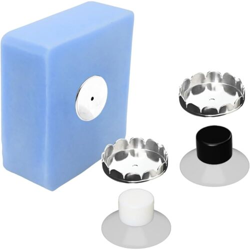 Pack de Porte-Savon Aimanté avec Protection (2,Transparente)