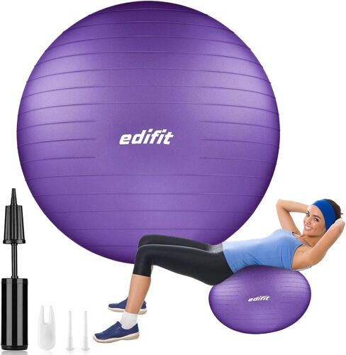 Ballon Grossesse,55,65 Et 75,Swiss Ball,Gym,Pilates,Gonfleur Inclus,Fitness Materiel,Gymnastique,Yoga Accessoires.[K898]