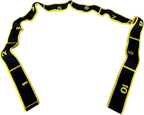 Ceinture De Yoga Élastique Avec 8/9/10/11 Boucles Pour Pilates,Fascias,Musculation,Étirement Du Corps,Ballet,Danse,Fitness.[K1327]