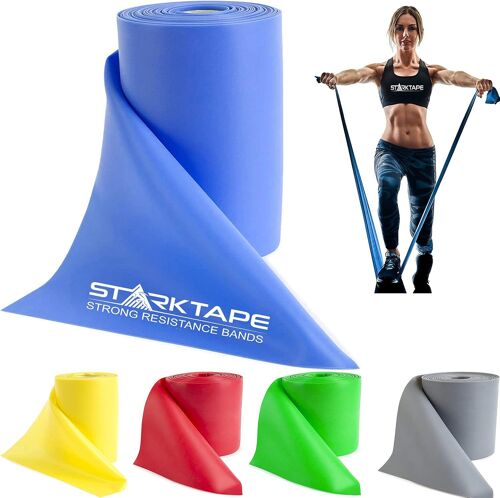 Bandes De Résistance Professionnelles 8,16,22,45 M-Bande Élastique Sans Latex-Sans Parfum,Sans Poudre-Parfait Pour Les Exercices À Domicile,Le Yoga,Le Pilates,La Gym,La.[K1431]
