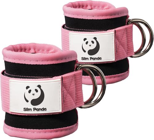 Sangle Cheville Musculation Poulie (Rembourré)-Sangle Musculation Et De Fitness Sur Le Câble Machines-Ankel Straps.[K107]