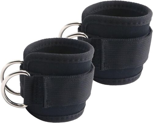 Sangle Cheville,Musculation Poulie Rembourré,Ankle Straps Pour Sport,Kickback,Entraînement Des Fessiers,Sangles De Cheville Pour Machine À Câble,Accessoire Pour Fitness Et Musculation
