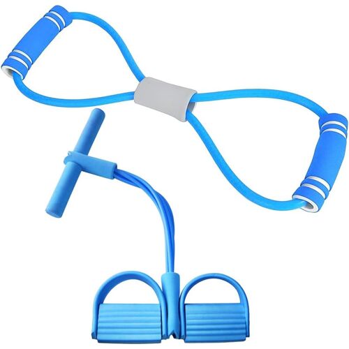 Entraîneur Abdominal,Exercices De Rééducation,Yoga,Extenseur De Corps Complet Pour La Maison,6 Tubes,Corde Élastique,Multifonction Pour Fitness,Amincissement,Yoga