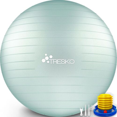 Ballon De Gymnastique|Anti-Éclatement|Boule D'assise|Balle De Yoga|Balles D'exercices Fitness|300 Kg|Avec Pompe À Air.[K919]