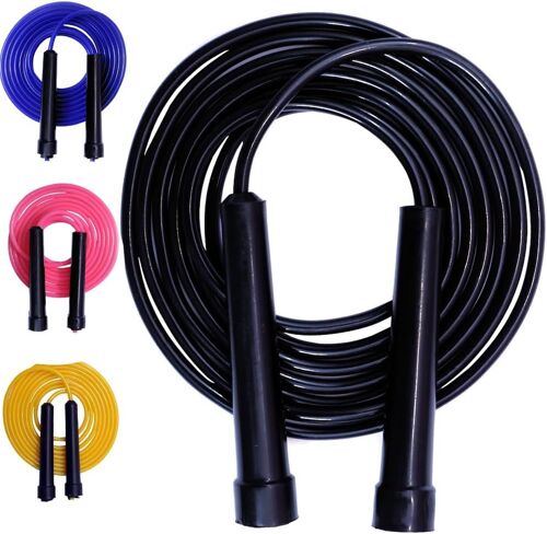Corde À Sauter Réglable Corde De Vitesse Corde Crossfit Pour L'exercice D'entraînement De Boxe Fitness Pour Hommes Et Femmes Enfants Jeu Scolaire Activité De Plein Air 9ft.[K144]