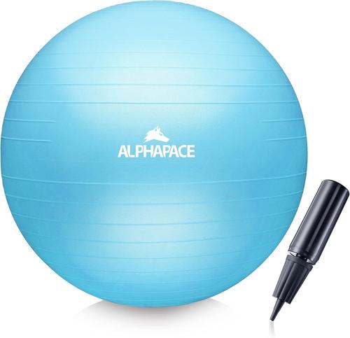 Balle De Gymnastique Anti-Éclatement-Pompe À Air Incl.-Ballon Fitness,Yoga,Gymnastique,Core,Ou Comme Chaise De Bureau Pour Muscler Le Dos.[K1039]