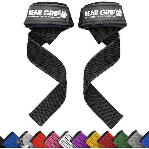 Sangles De Levage De Poids Pour La Salle De Gym,Rembourrées En Néoprène De Qualité Supérieure,Double Couture Robuste,Grip En Gel,100% Coton,Longueur Extra Longue.[K715]