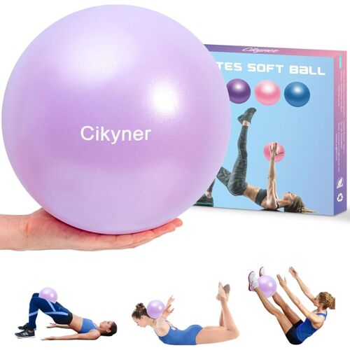 Ballon De Pilates Doux,Petit Ballon D'exercice De 23 À 25 Cm Avec Paille Gonflable,Pour Pilates,Yoga,Entraînement Complet Du Corps,Améliorant L'équilibre À La Maison,À La Salle De Sport.[K1044]