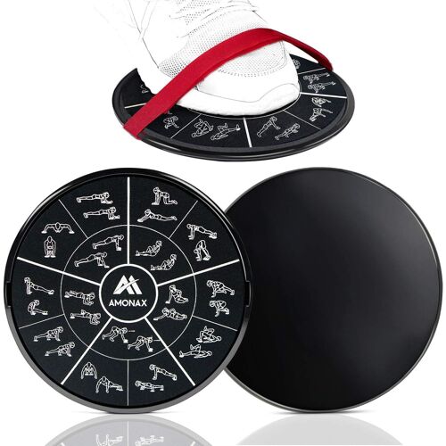 Core Sliders Disque De Fitness Abdominaux Glisseur 2 Disques De Glisse À Double Face Tapis Planchers De Bois Franc Gliding Discs Équipement D'exercice Pour Gym Entraînement Domicile.[K83]