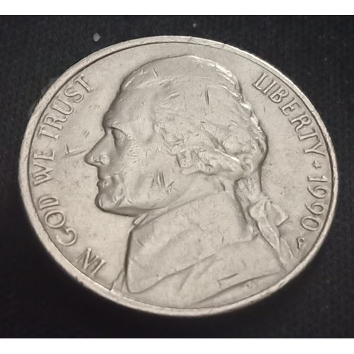 5 Cents 1990 Etats-Unis (Jefferson)