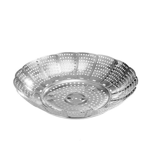 Cuiseur vapeur télescopique en acier inoxydable pour compote de lotus