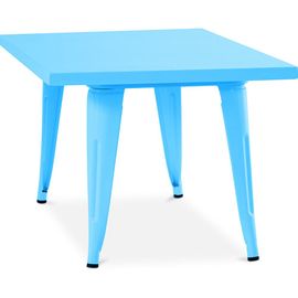 Table Pour Enfant Bistrot Metalix 60 Cm - Métal Turquoise