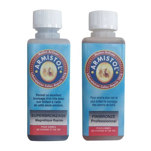 Kit Bronzage Pour Canons Fusils Superbronzage + Finibronze 120ml