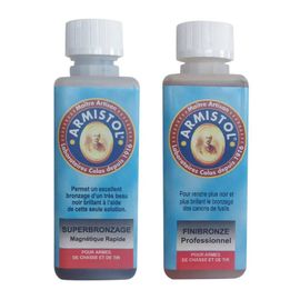 Kit Bronzage Pour Canons Fusils Superbronzage + Finibronze 120ml