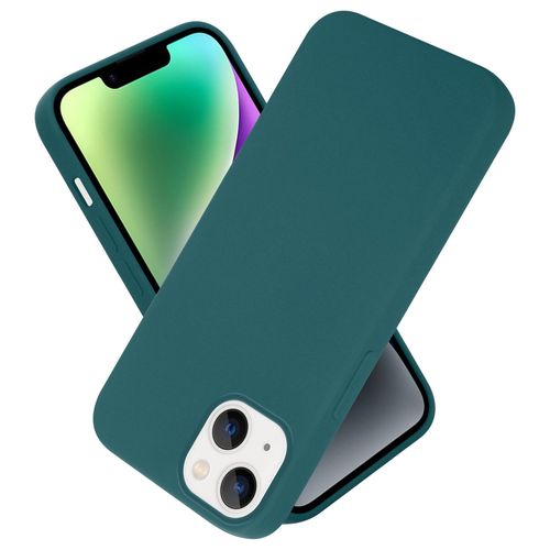 Cadorabo Housse Compatible Avec Apple Iphone 14 Plus En Liquid Green - Étui De Protection En Silicone Tpu Flexible