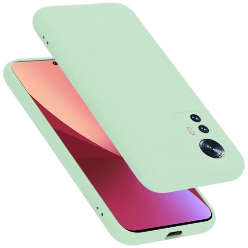 Cadorabo Housse compatible avec en LIQUID LIGHT GREEN - Étui de protection en silicone TPU flexible