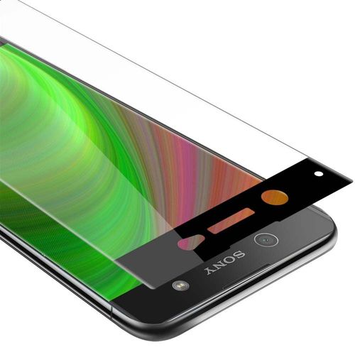 Verre Trempé Pour Sony Xperia Xa Ultra En Transparent Avec Noir Film De Protection D'écran Durci Tempered Glass Plain Ecran D'une Dureté De 9h Avec 3d Touch