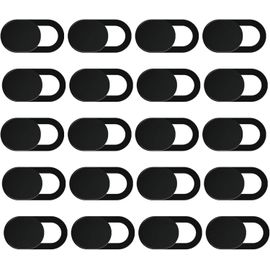 Copri Telecamera Iphone 16 Cache Webcam Ultra Fin (4 Noir + 4 Blanc) - Protection Vie Privée Pour Laptop 📹 Cache Webcam Glissière