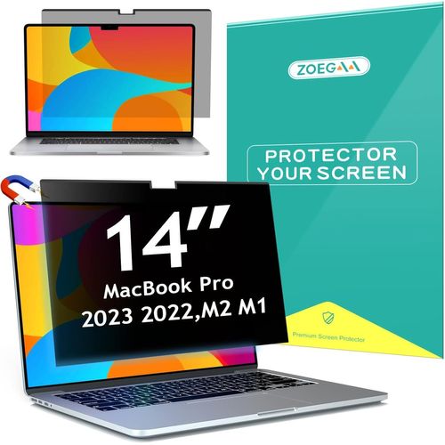 FIFT-Écran De Confidentialité Pour Macbook Pro 14"",Magnétique Amovible,Anti-Lumière Bleue,Écran De Confidentialité Pour Macbook Pro 14"" (2021-2023,M1/M2/M3,A2442/A2779/A2918/A2992) Avec Coque
