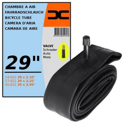 Chambre A Air Velo 29 X 2,10-2,40" (54/60-622) Valve Schrader 35mm Vtt Route