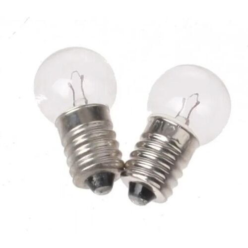 2x Ampoule 6v 0.45a 2.7w A Visser Culot E10 Lampe Velo Cycle Phare Feux Avant