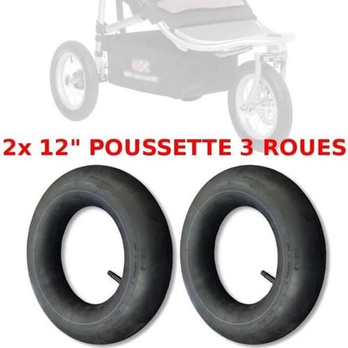 2x Chambre A Air Poussette 3 Roues 12"" Type Red Castle Shop'n Jogg Disc Neuf