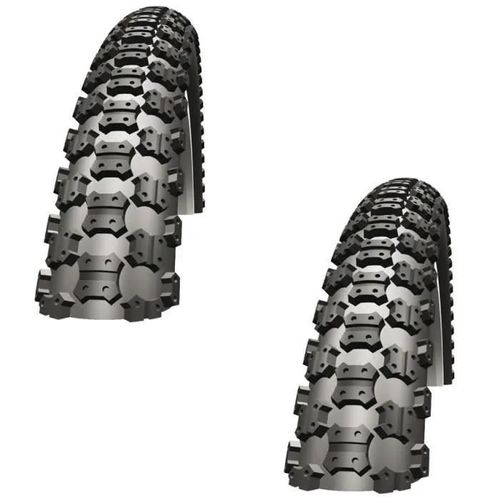 2x Pneu Poussette Universel Tout Terrain 12 Pouces 12" 1/2 X 2 1/4 62-203 À Crampon 3 Roues Pneus