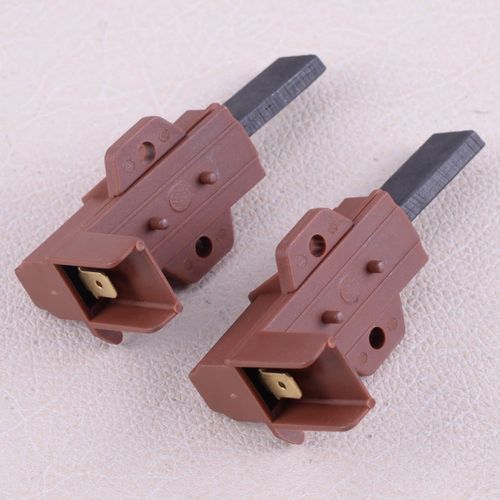 pièces PA66 accessoires métal lave-linge moteur charbon brosse et support marron adapté pour Samsung Ariston Indesit Hotpoint