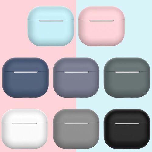 Gris Apple AirPods 3 Case Silicone Protective Cover (AirPods 3)