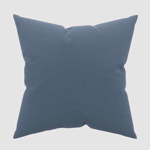 Taie D'oreiller Unie 63x63 Cm Zzz Bleu Jean