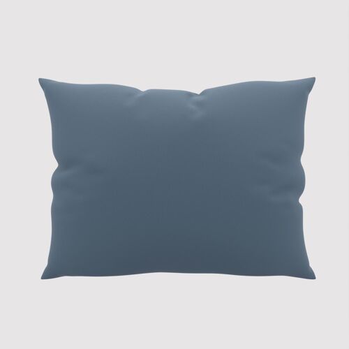 Taie D'oreiller Unie 50x70 Cm Zzz Bleu Jean