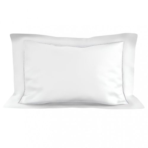 Taie D'oreiller En Coton 50x75 Cm Percale Blanc, Par Soleil D'ocre