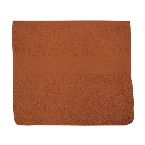 Serviette De Toilette En Coton 500gr/M2 50x90 Cm Lagune Terra, Par Soleil D'ocre
