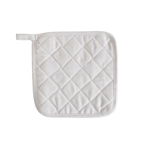 Manique 20x20 Cm Panama Blanc, Par Soleil D'ocre