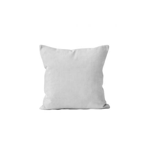 Coussin Lin 40x40 Cm Linen Blanc, Par Soleil D'ocre