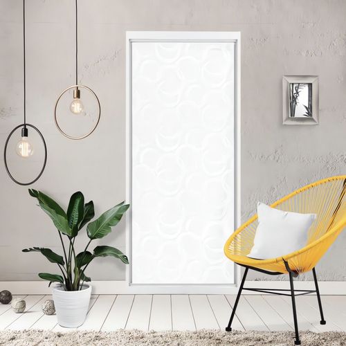 Voilage Porte Fenêtre 90x200 Cm Circle, Par Soleil D'ocre