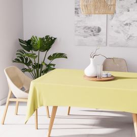 Nappe Anti-Tâches Rectangle 140x240 Cm Alix Vert Citron, Par Soleil D'ocre