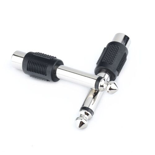 6,5 tr/min RCA 6,35 tr/min av tête de lotus 6,5 tr/min RCA connecteur audio de microphone femelle lotus (2 pièces)