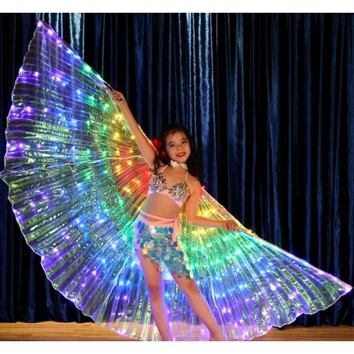 Ailes Lumineuses À Led Colorées Pour Enfants, Ailes De Danse Du Ventre