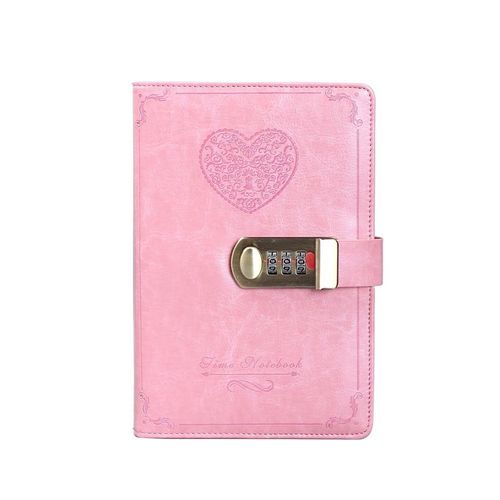 Journal Intime Avec Cadenas Pour Filles - Journal En Cuir Avec Mot De Passe