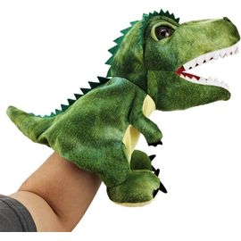 Marionnettes À Main Dinosaure Dessin Animé Tyrannosaure Marionnette Jouet Pour Garçons Filles Peluche Dinosaure Marionnettes À Doigt Jouet Bouche Ouverte T-Rex Jouet Interactif Animal Poupée Marionnet