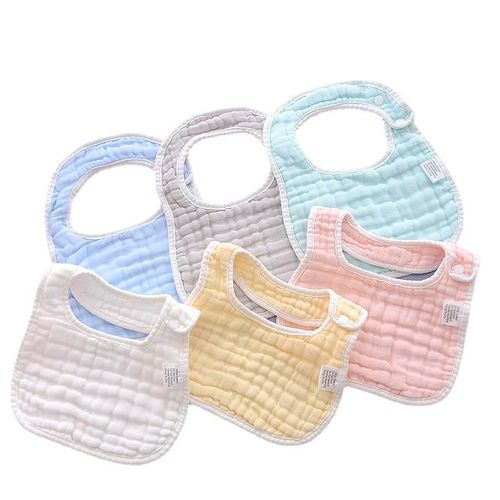 Bavoir Bébé 6 Pièces Bavoir Bébé Réglable Doux Et Humide