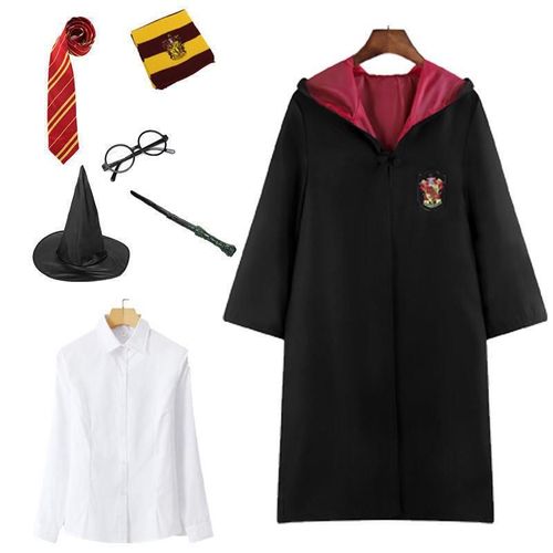 Ensemble De Robe Magique Harry Potter - Costume Gryffondor Sept Pièces