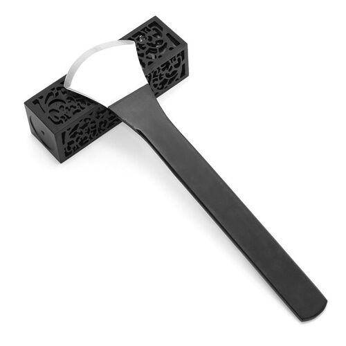 Large Acier Au Manganèse Éventail Pédicure Grand Couteau Couteau Aux Pieds Exfoliant La Peau Et Réparant Les Callosités Outils Spéciaux