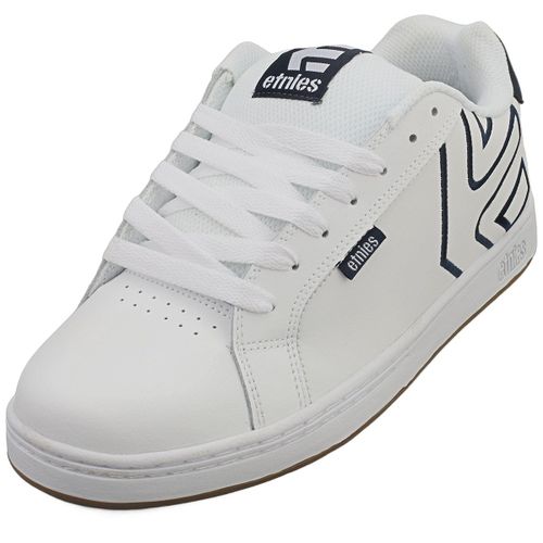 Etnies Fader Blanc Marine Baskets De Skate