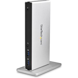 .Com Station D'Accueil Usb 3.0 Pour Deux Écrans Avec Adaptateurs Dvi Vers Vga Et Hdmi, 5X Usb 3.0 Et Audio - Station D'Accueil Dvi Verticale Pour Mac Et Windows (Usb3Sdockdd)