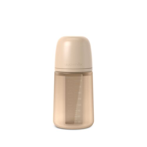 Biberon 240 Ml En Silicone Avec Tétine Sx Pro M Colour Essence Beige - Suavinex