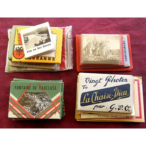 Lot Exceptionnel. Photographies Touristiques. 22 Pochettes. 314 Vues. Années 50.