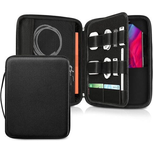 Finpac Sacoche Housse Protection Pour 13"" Ipad Air M3/M2 2025-2024, Ipad Pro 13"" M4 2024, Ipad Pro 12,9"", 13"" Surface Laptop, 12"" Surface Pro, Portfolio Étui De Rangement Pour Tablette Et Accessoire