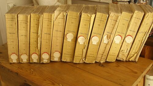 Théatre De J.F. Bayard Précédé D'une Notice Par Eugène Scribe - Complet - 12 Volumes - 1855-1858